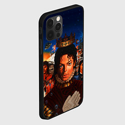 Чехол для iPhone 12 Pro Max Michael Jackson: Pop King, цвет: 3D-черный — фото 2