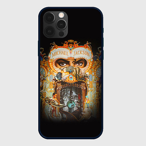 Чехол iPhone 12 Pro Max Michael Jackson Show / 3D-Черный – фото 1