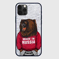 Чехол для iPhone 12 Pro Max Made in Russia, цвет: 3D-черный