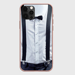 Чехол iPhone 12 Pro Max Рубашка с подтяжками