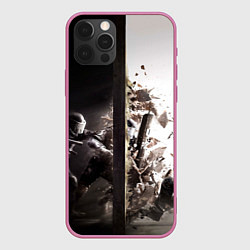 Чехол для iPhone 12 Pro Max SWAT, цвет: 3D-малиновый