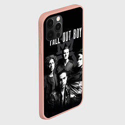 Чехол для iPhone 12 Pro Max Fall out boy band, цвет: 3D-светло-розовый — фото 2