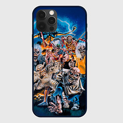 Чехол iPhone 12 Pro Max Iron Maiden: Skeletons