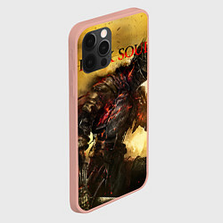 Чехол для iPhone 12 Pro Max Dark Souls: Braveheart, цвет: 3D-светло-розовый — фото 2