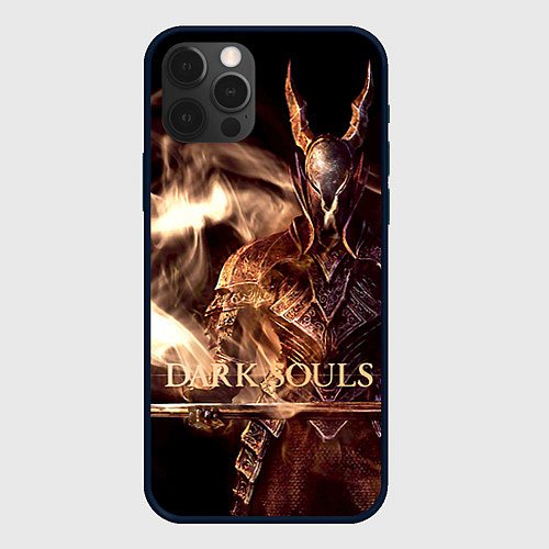 Чехол iPhone 12 Pro Max Dark Souls / 3D-Черный – фото 1