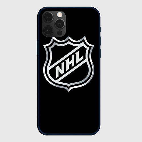 Чехол iPhone 12 Pro Max NHL / 3D-Черный – фото 1