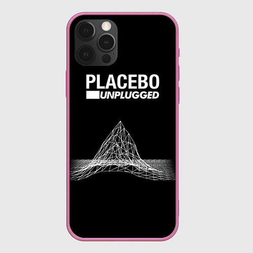 Чехол iPhone 12 Pro Max Placebo: Unplugged / 3D-Малиновый – фото 1