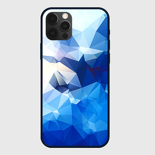 Чехол iPhone 12 Pro Max Абстракция / 3D-Черный – фото 1