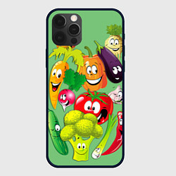 Чехол для iPhone 12 Pro Max Правильное питание, цвет: 3D-черный