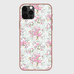 Чехол iPhone 12 Pro Max Flower pattern