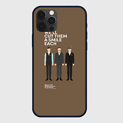 Чехол для iPhone 12 Pro Max We'll cut them a smile each, цвет: 3D-черный