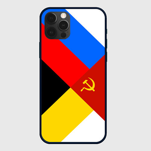 Чехол iPhone 12 Pro Max Вечная Россия / 3D-Черный – фото 1