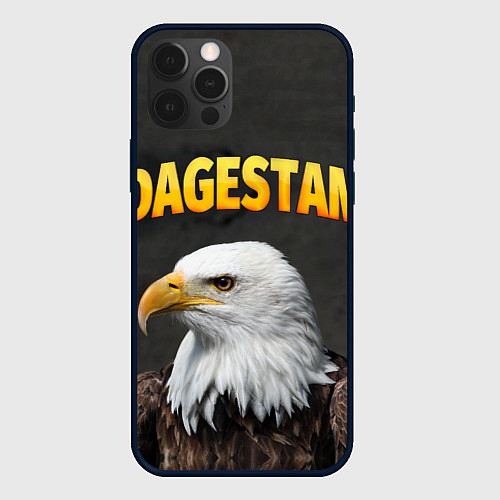 Чехол iPhone 12 Pro Dagestan Eagle / 3D-Черный – фото 1