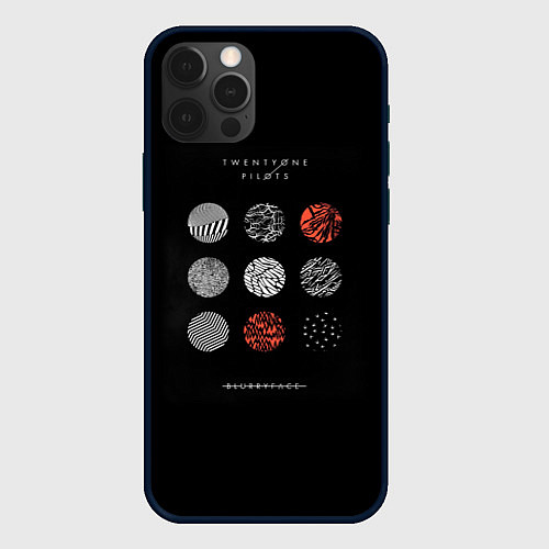 Чехол iPhone 12 Pro Twenty one pilots: Blurrveace / 3D-Черный – фото 1