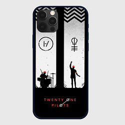 Чехол для iPhone 12 Pro Twenty One Pilots: Lines, цвет: 3D-черный