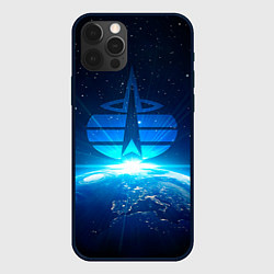 Чехол для iPhone 12 Pro Космические войска, цвет: 3D-черный