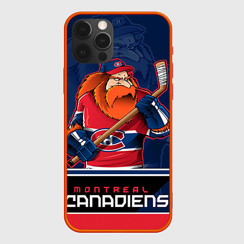 Чехол iPhone 12 Pro Montreal Canadiens / 3D-Красный – фото 1