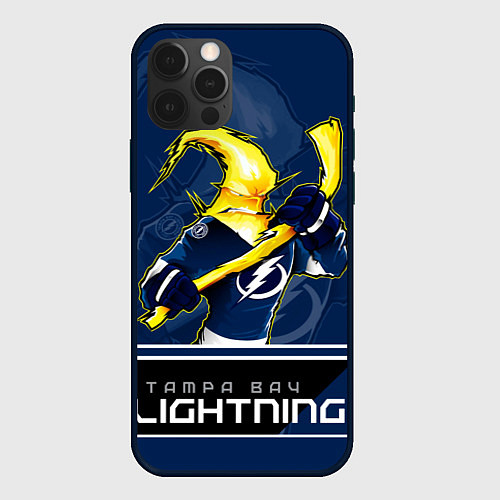 Чехол iPhone 12 Pro Bay Lightning / 3D-Черный – фото 1