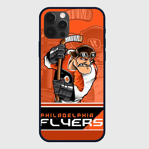 Чехол iPhone 12 Pro Philadelphia Flyers / 3D-Черный – фото 1