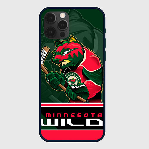 Чехол iPhone 12 Pro Minnesota Wild / 3D-Черный – фото 1