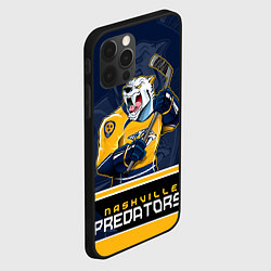 Чехол для iPhone 12 Pro Nashville Predators, цвет: 3D-черный — фото 2