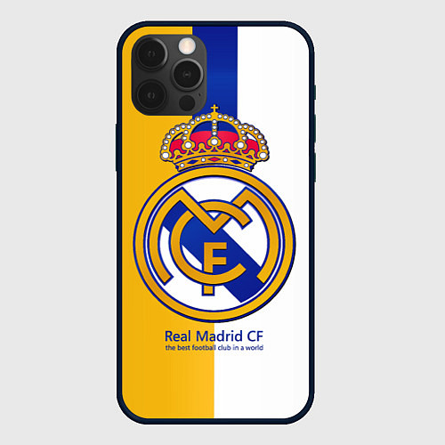 Чехол iPhone 12 Pro Real Madrid CF / 3D-Черный – фото 1