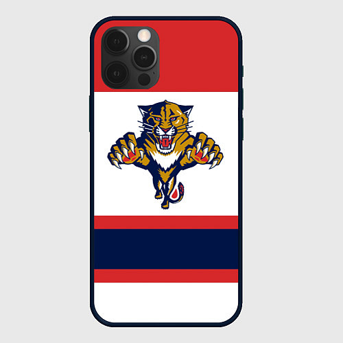 Чехол iPhone 12 Pro Florida Panthers / 3D-Черный – фото 1