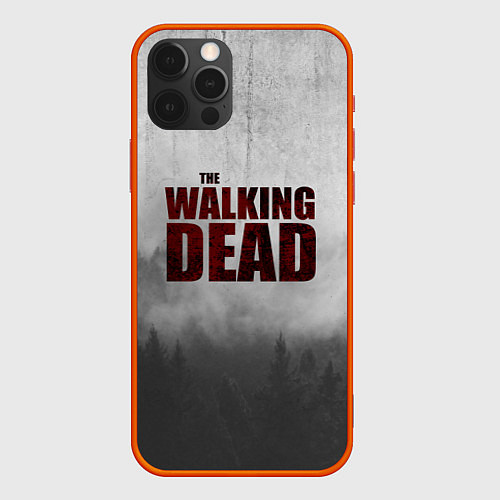 Чехол iPhone 12 Pro The Walking Dead / 3D-Красный – фото 1