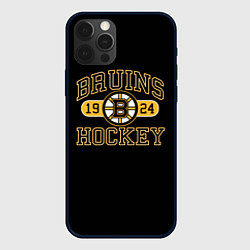 Чехол для iPhone 12 Pro Boston Bruins: Est.1924, цвет: 3D-черный