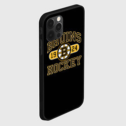 Чехол для iPhone 12 Pro Boston Bruins: Est.1924, цвет: 3D-черный — фото 2