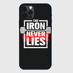 Чехол для iPhone 12 Pro The iron never lies, цвет: 3D-черный