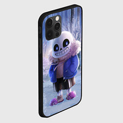 Чехол для iPhone 12 Pro Winter forest & Sans, цвет: 3D-черный — фото 2