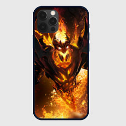 Чехол для iPhone 12 Pro Nevermore Hell, цвет: 3D-черный
