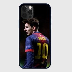 Чехол для iPhone 12 Pro Месси 10, цвет: 3D-черный
