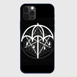 Чехол для iPhone 12 Pro BMTH: Rain Symbol, цвет: 3D-черный