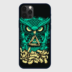 Чехол для iPhone 12 Pro Bring Me The Horizon: Owl, цвет: 3D-черный