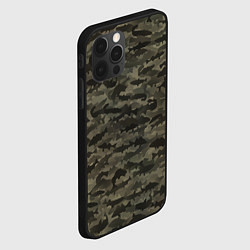 Чехол для iPhone 12 Pro Камуфляж рыбака, цвет: 3D-черный — фото 2