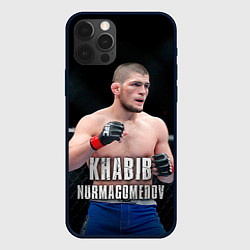 Чехол для iPhone 12 Pro Хабиб Нурмагомедов, цвет: 3D-черный