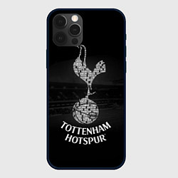 Чехол для iPhone 12 Pro Tottenham Hotspur, цвет: 3D-черный