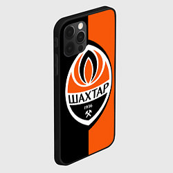 Чехол для iPhone 12 Pro ФК Шахтер Донецк, цвет: 3D-черный — фото 2