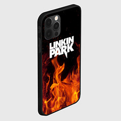 Чехол для iPhone 12 Pro Linkin Park: Hell Flame, цвет: 3D-черный — фото 2