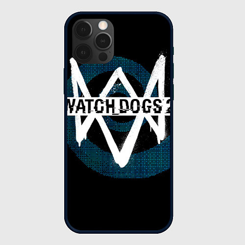 Чехол iPhone 12 Pro Watch Dogs 2 / 3D-Черный – фото 1
