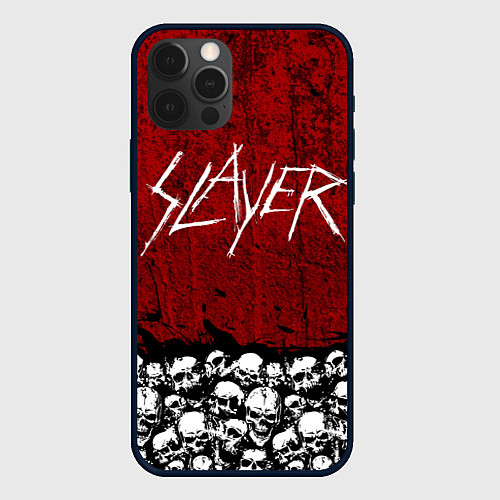 Чехол iPhone 12 Pro Slayer Red / 3D-Черный – фото 1