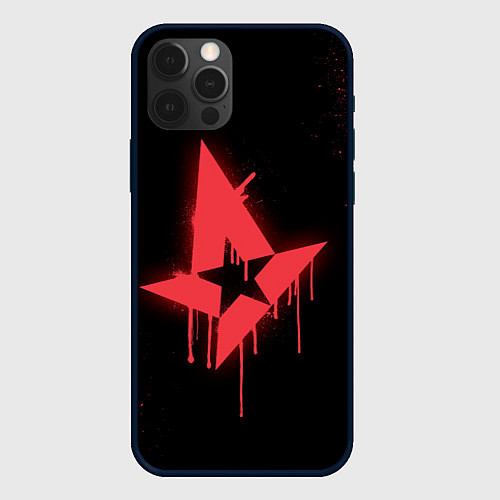 Чехол iPhone 12 Pro Astralis: Black collection / 3D-Черный – фото 1