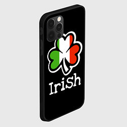 Чехол для iPhone 12 Pro Irish - tricolor clover, цвет: 3D-черный — фото 2