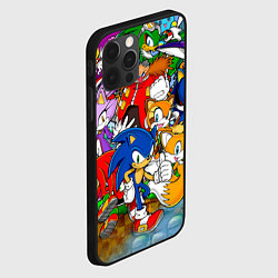 Чехол для iPhone 12 Pro Sonic Stories, цвет: 3D-черный — фото 2