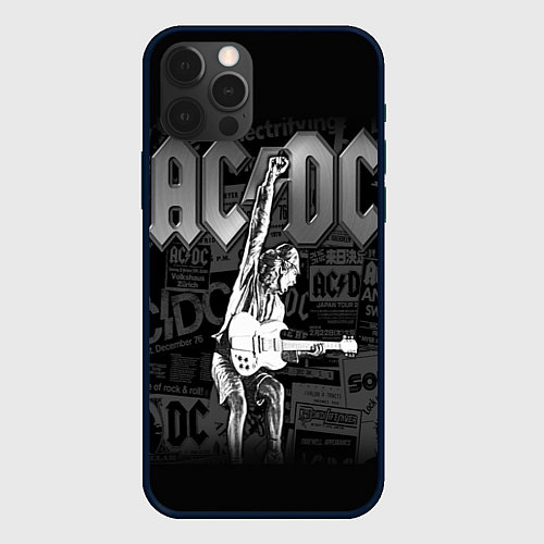 Чехол iPhone 12 Pro AC/DC: Rock You / 3D-Черный – фото 1