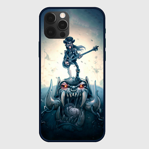 Чехол iPhone 12 Pro Motorhead Guitarist / 3D-Черный – фото 1