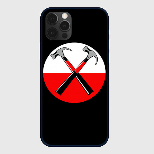 Чехол iPhone 12 Pro Pink Floyd: Hammers / 3D-Черный – фото 1