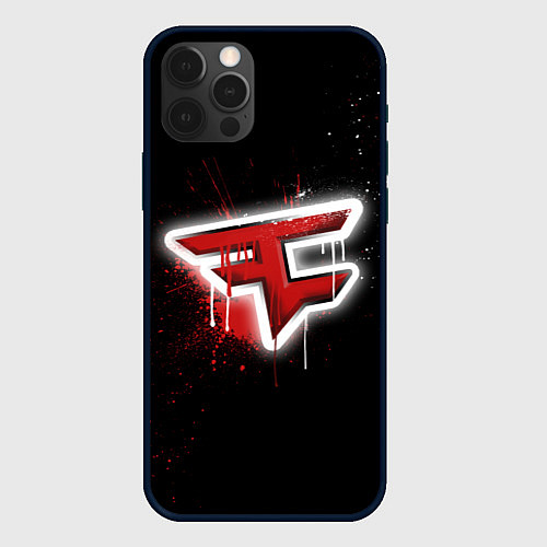 Чехол iPhone 12 Pro FaZe Clan: Black collection / 3D-Черный – фото 1